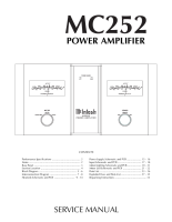 McIntosh MC-252 - Service manual